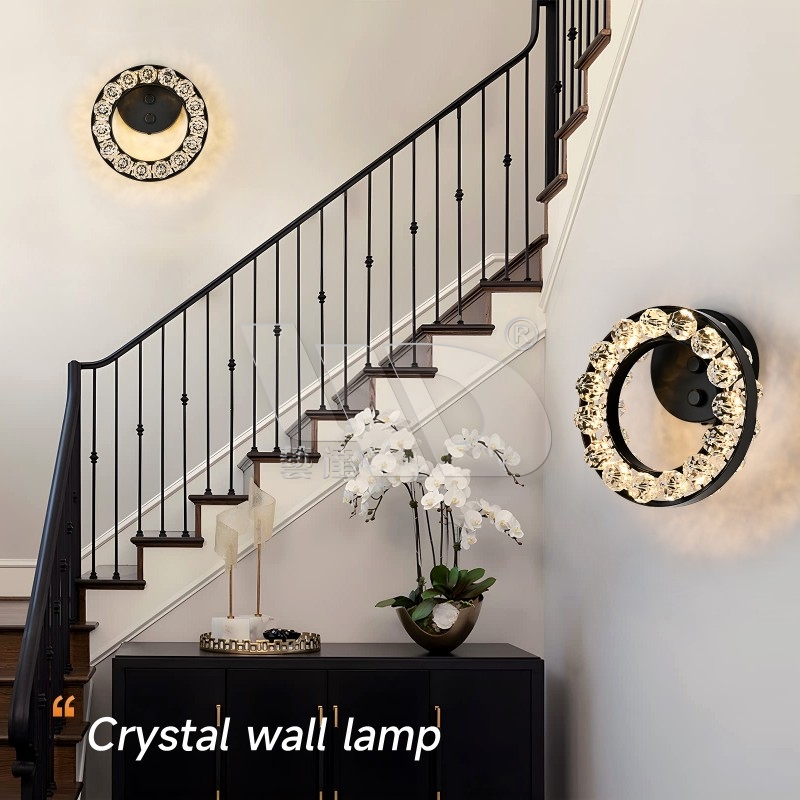 Matt-Black Ball Wall Light
