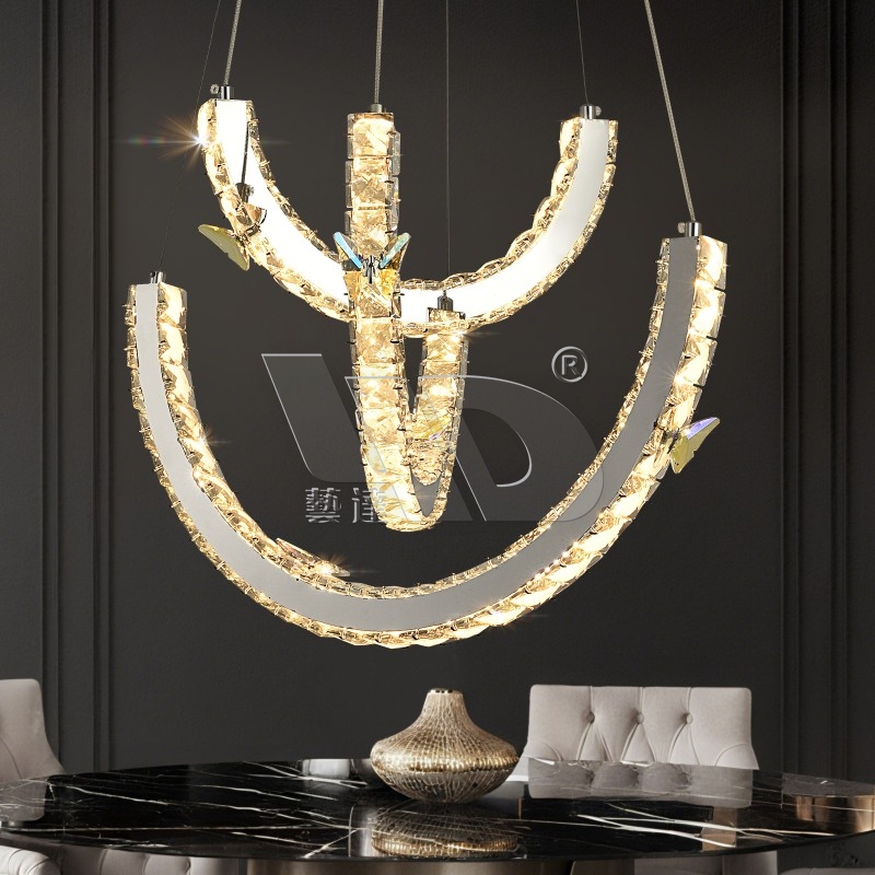 3-Layer Butterfly Chandelier