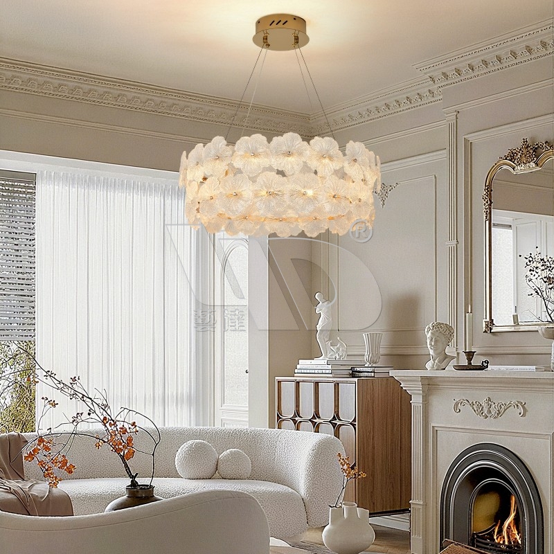 Snow-Flower Pendant Light