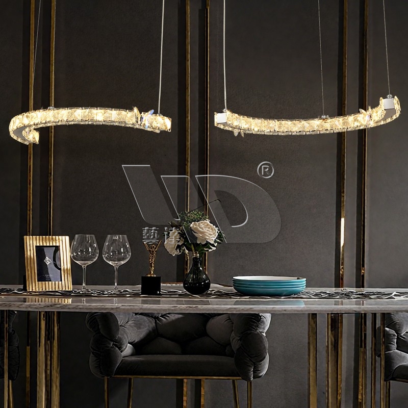 Semi-Circle Butterfly Chandelier