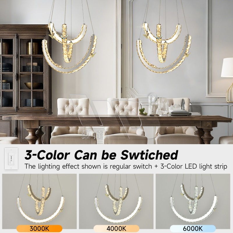 3-Layer Butterfly Chandelier