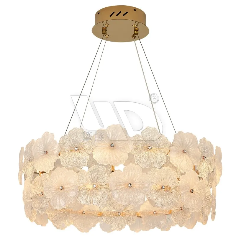 Snow-Flower Pendant Light (Sandblasting Technique)