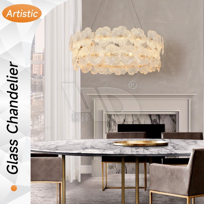 Snow-Flower Pendant Light