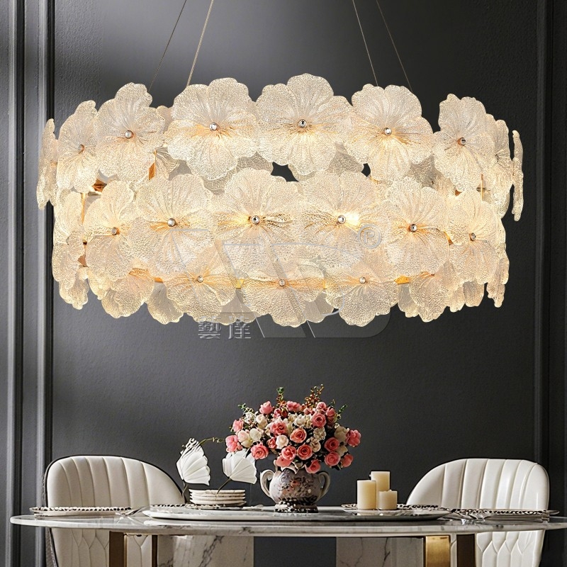 Snow-Flower Pendant Light