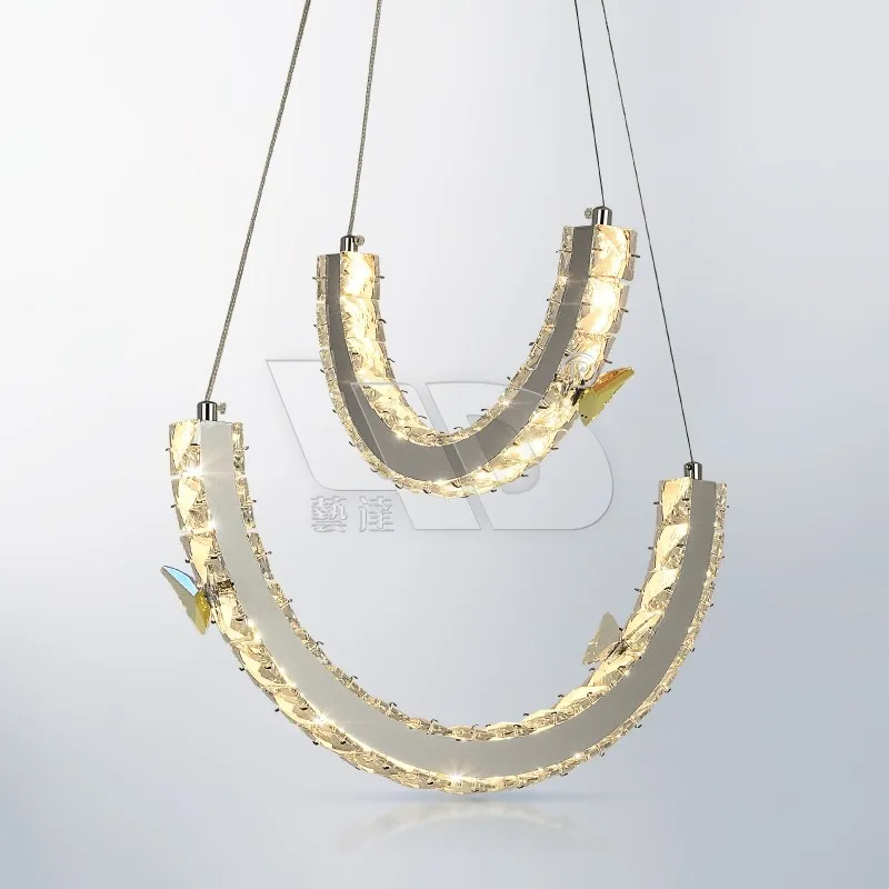 2-Layer Butterfly Chandelier