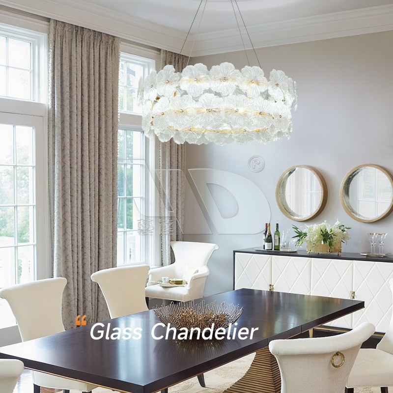 Snow-Flower Pendant Light