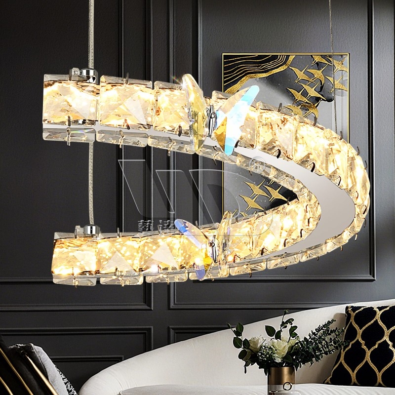 Semi-Circle Chandelier