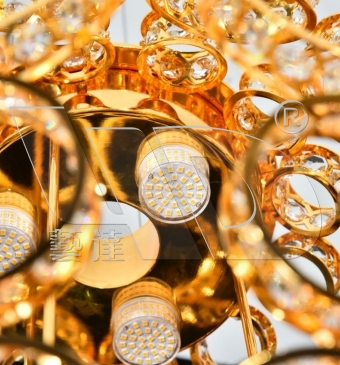 Crystal round ball pendant lamp