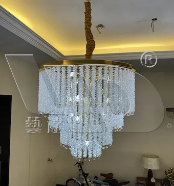 Snow crystal pendant lamp
