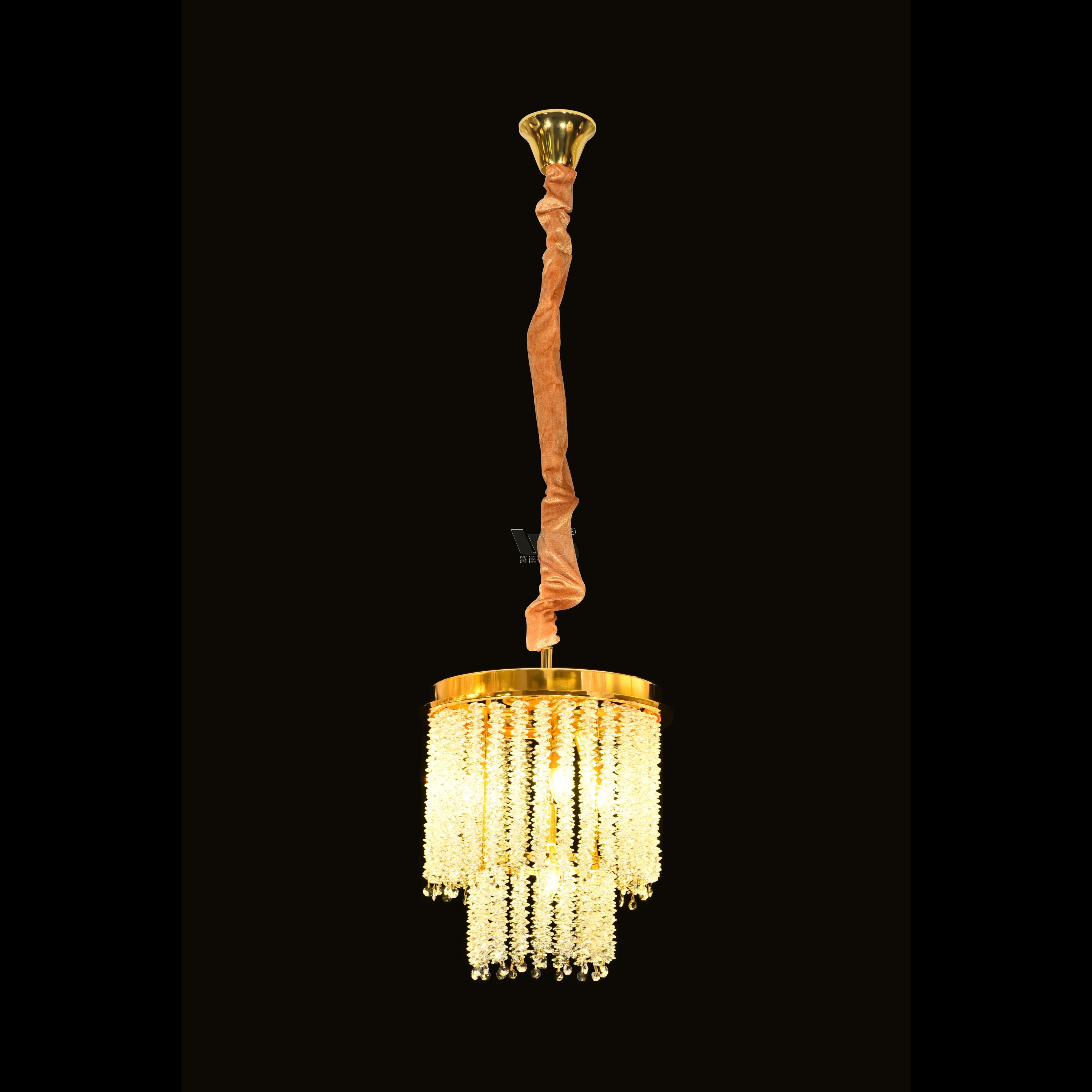 Snow crystal pendant lamp