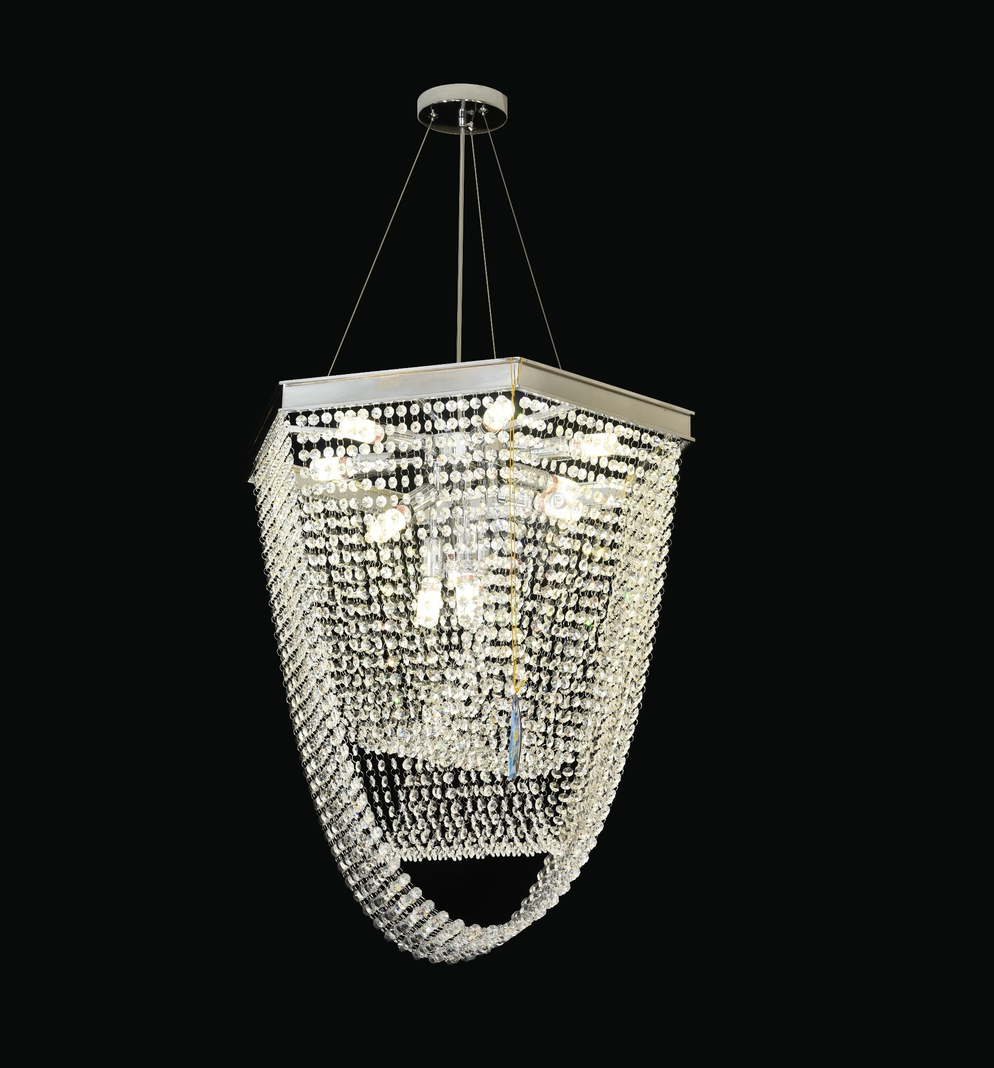 Hexagon Crystal Pendant lamp