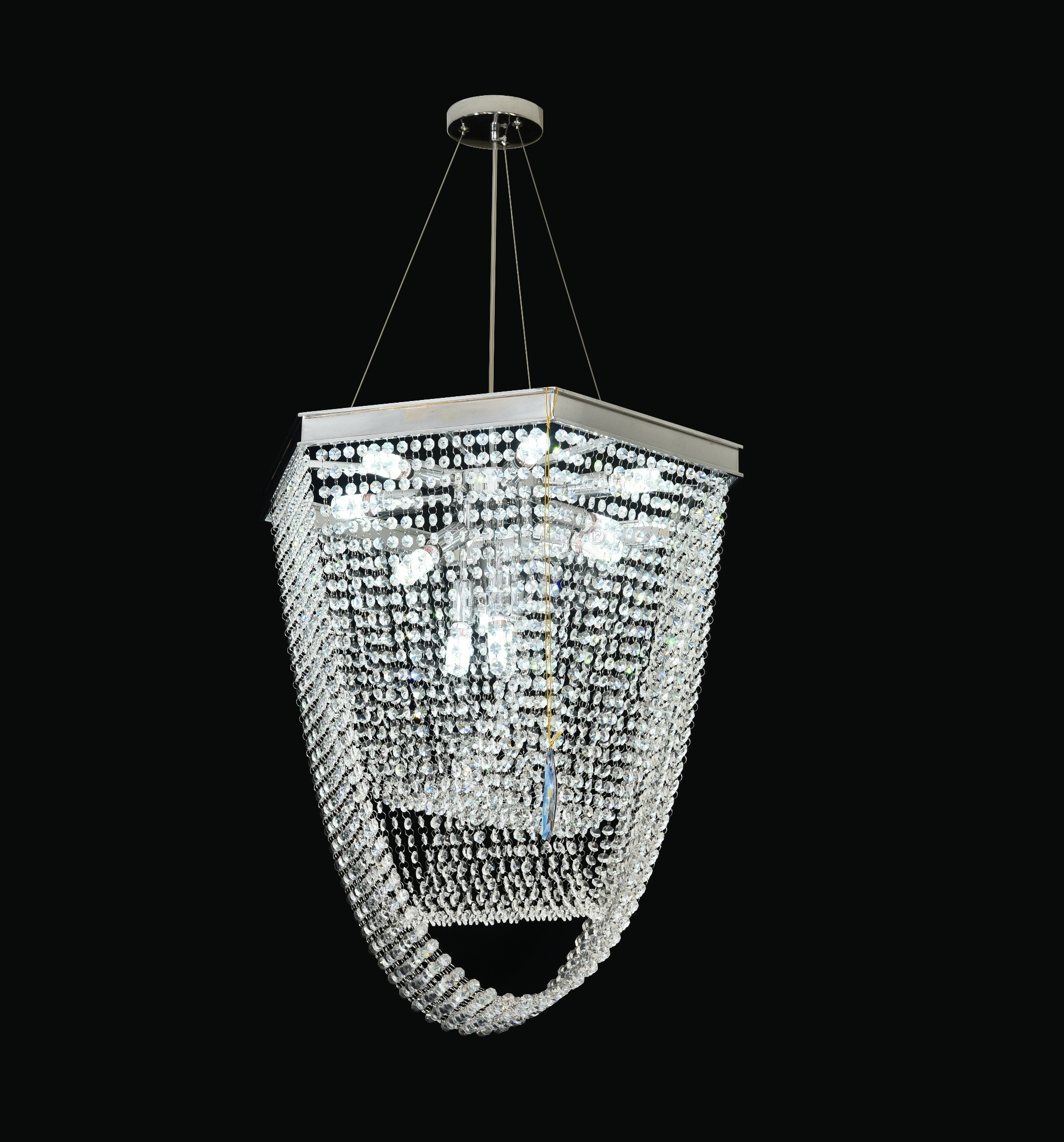 Hexagon Crystal Pendant lamp