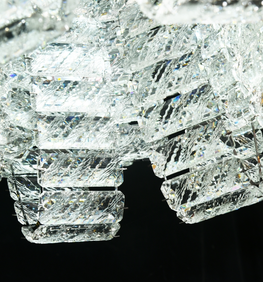 Crystal Plate Pendant lamp
