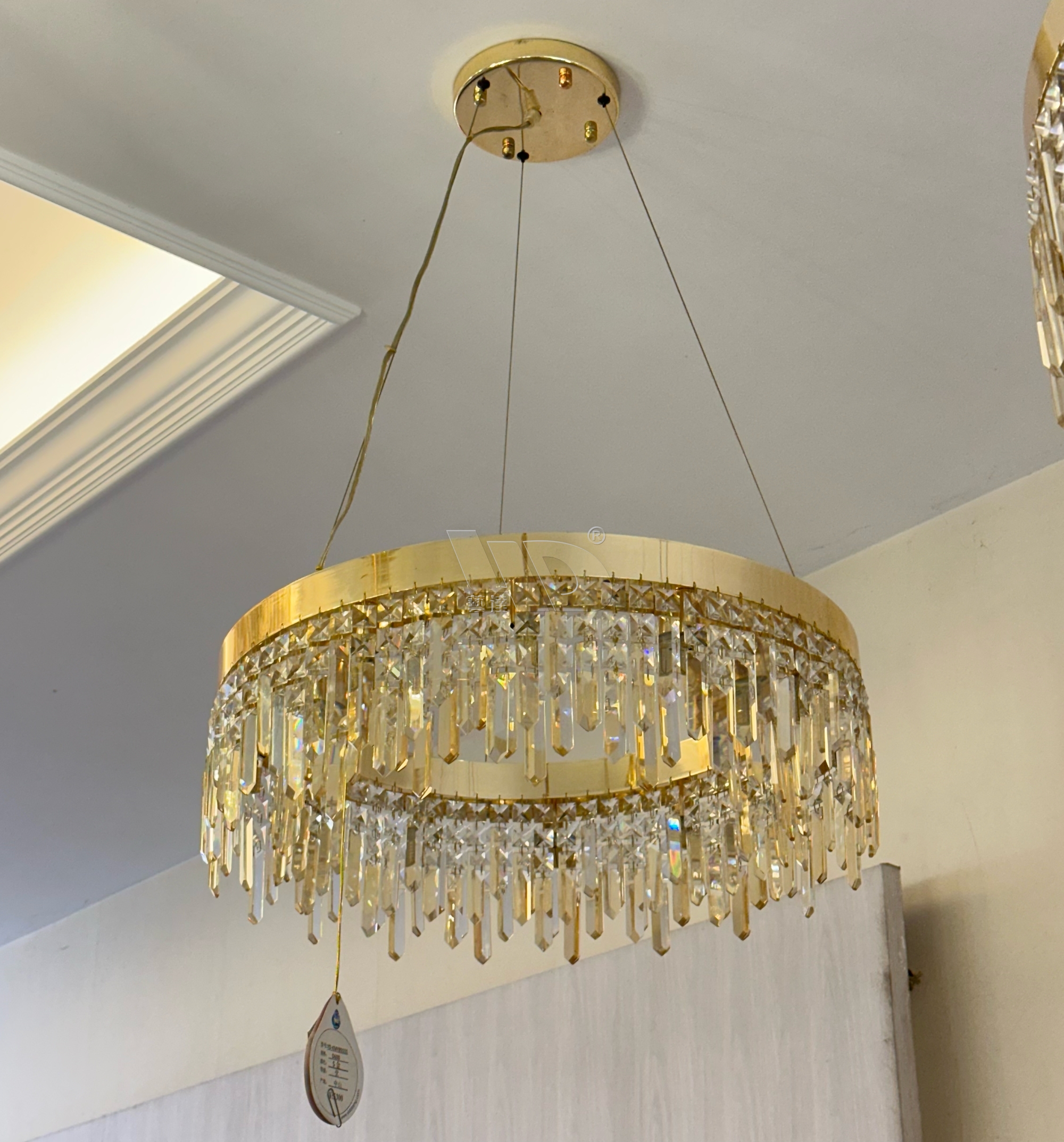 Golden Ring Crystal light